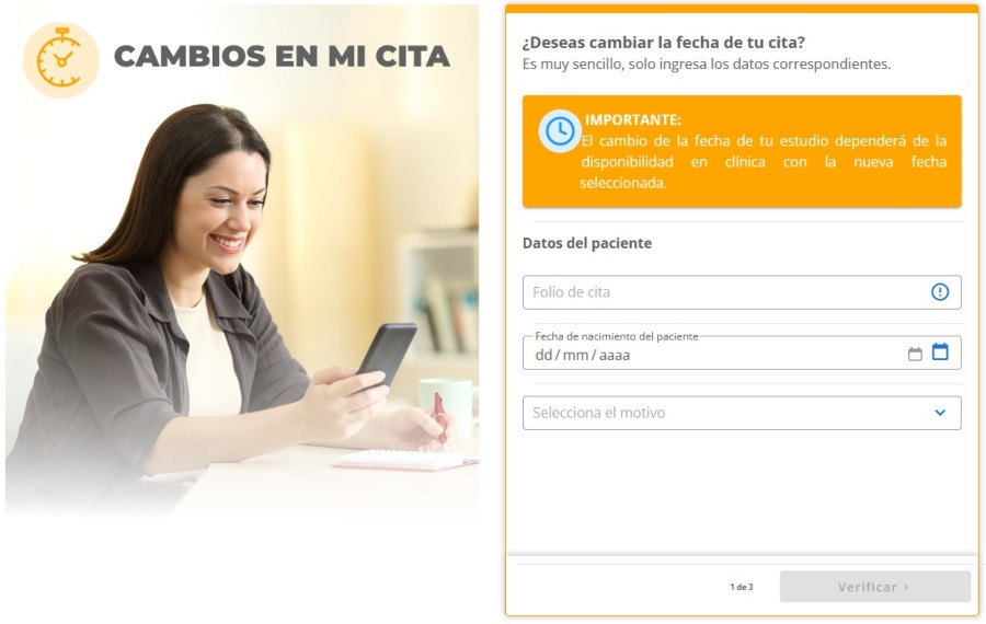 Cambios en mi cita Salud Digna ➜ Cómo cambiar una cita paso 3 Cambios en mi cita Salud Digna ➜ Cómo cambiar una cita paso 3