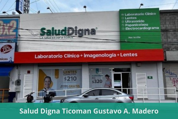 Laboratorio Salud Digna Ticoman Gustavo A. Madero ❤️ Horario, teléfono, precios, opiniones, fotos, citas, resultados y servicios en línea